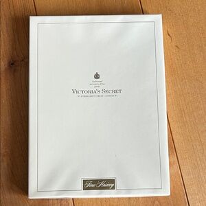 Victoria’s Secret black lacetop stockings M